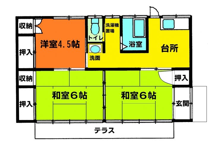 大財北棟　間取り